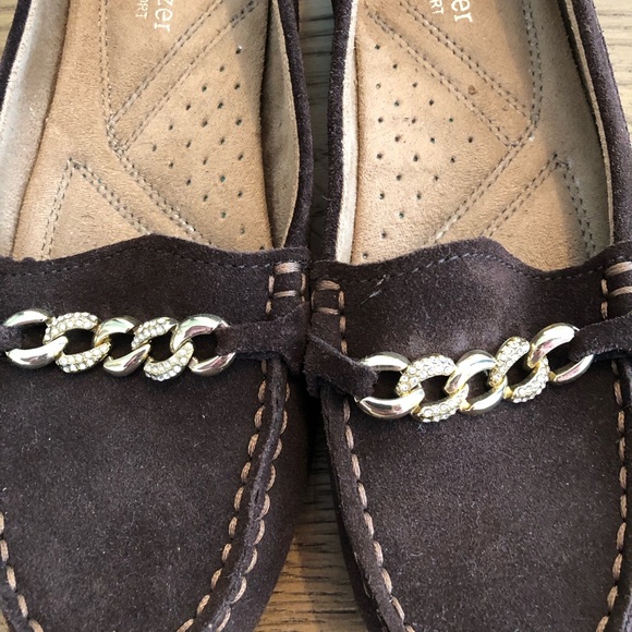 Naturalizer "Kaptain" Leather Moccasin with Chain size 7.5 - Picture 6 of 12